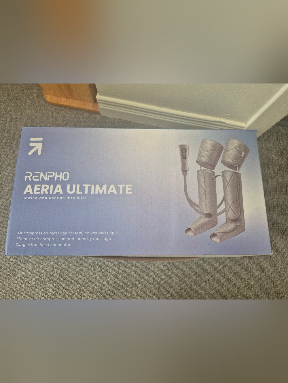 Ultimate Compression Leg Massager - Gray